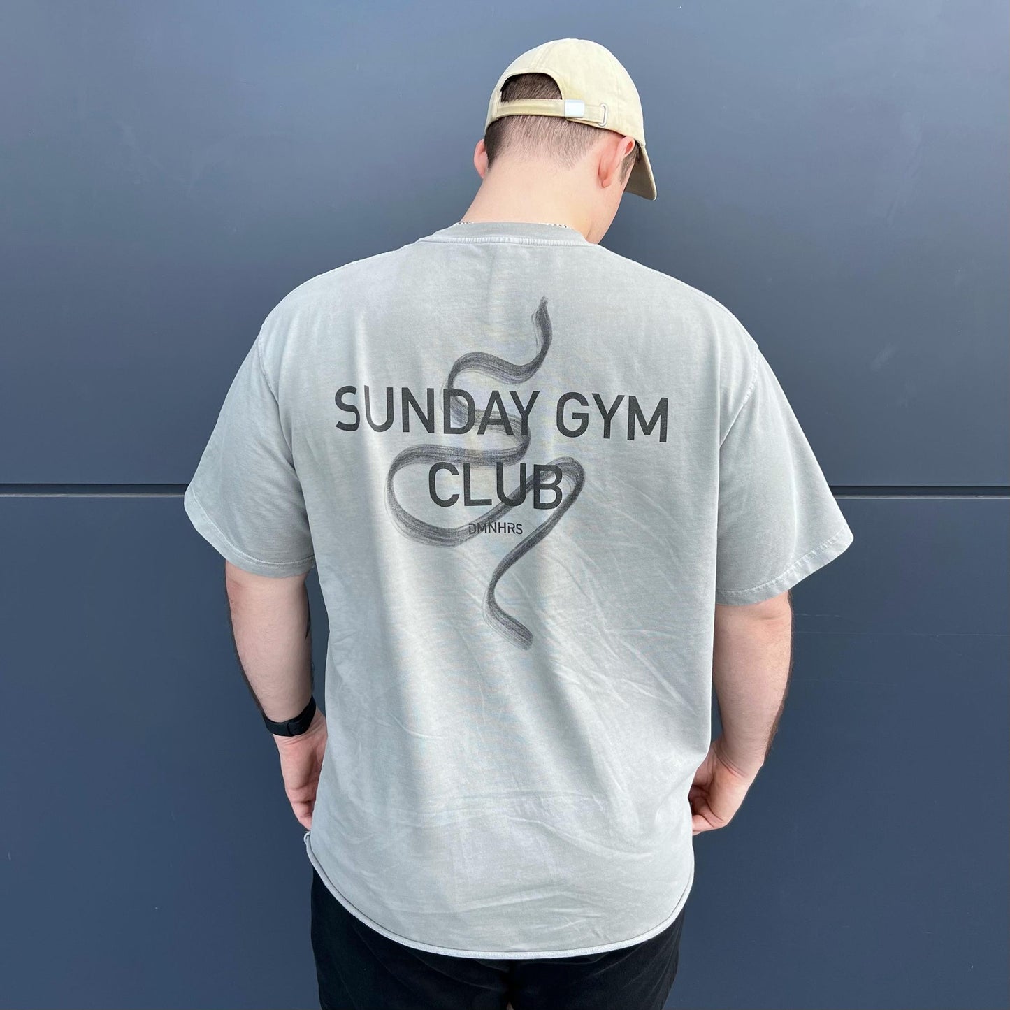 OVERSIZED TEE - GYM CLUB WORN