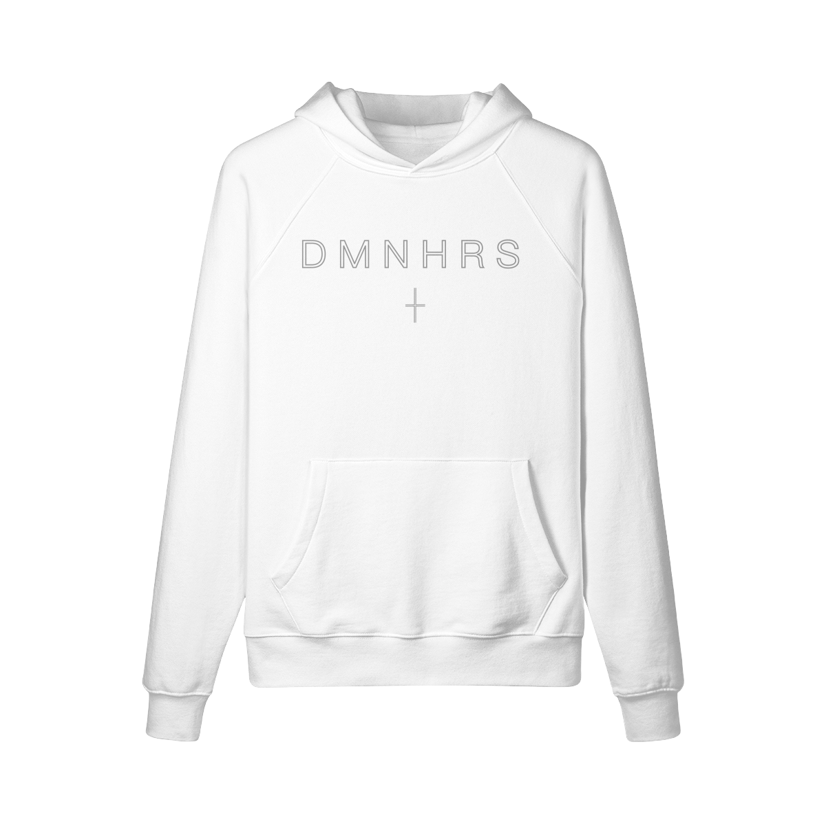 DMNHRS OVERSIZED HOODIE - WHITE