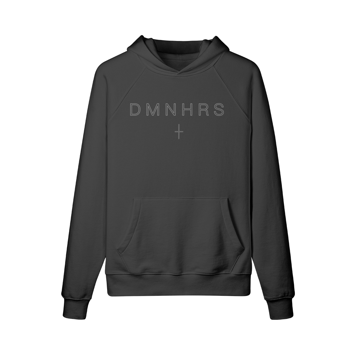 DMNHRS OVERSIZED HOODIE - BLACK