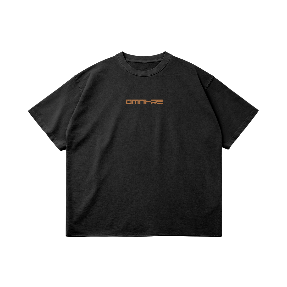 DMNHRS TECHDRIP- OVERSIZED TEE BLACK FRONT